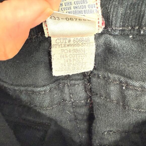 Y2K True Religion Navy Corduroy Pants Low Rise Straight Leg Made in USA Size 29 - Picture 5 of 7